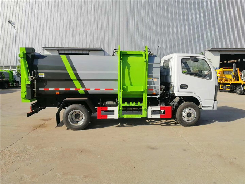 國(guó)六8方側(cè)裝壓縮垃圾車