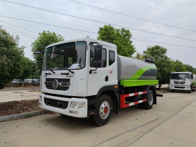 杭州用戶喜提12方灑水車(chē)，澆花、澆樹(shù)、綠化噴灑功能全